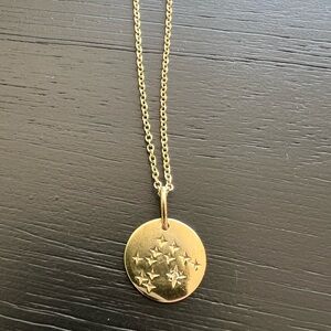 Mejuri Zodiac Aquarius necklace